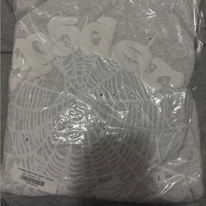 Sp5der Gray Hoodie